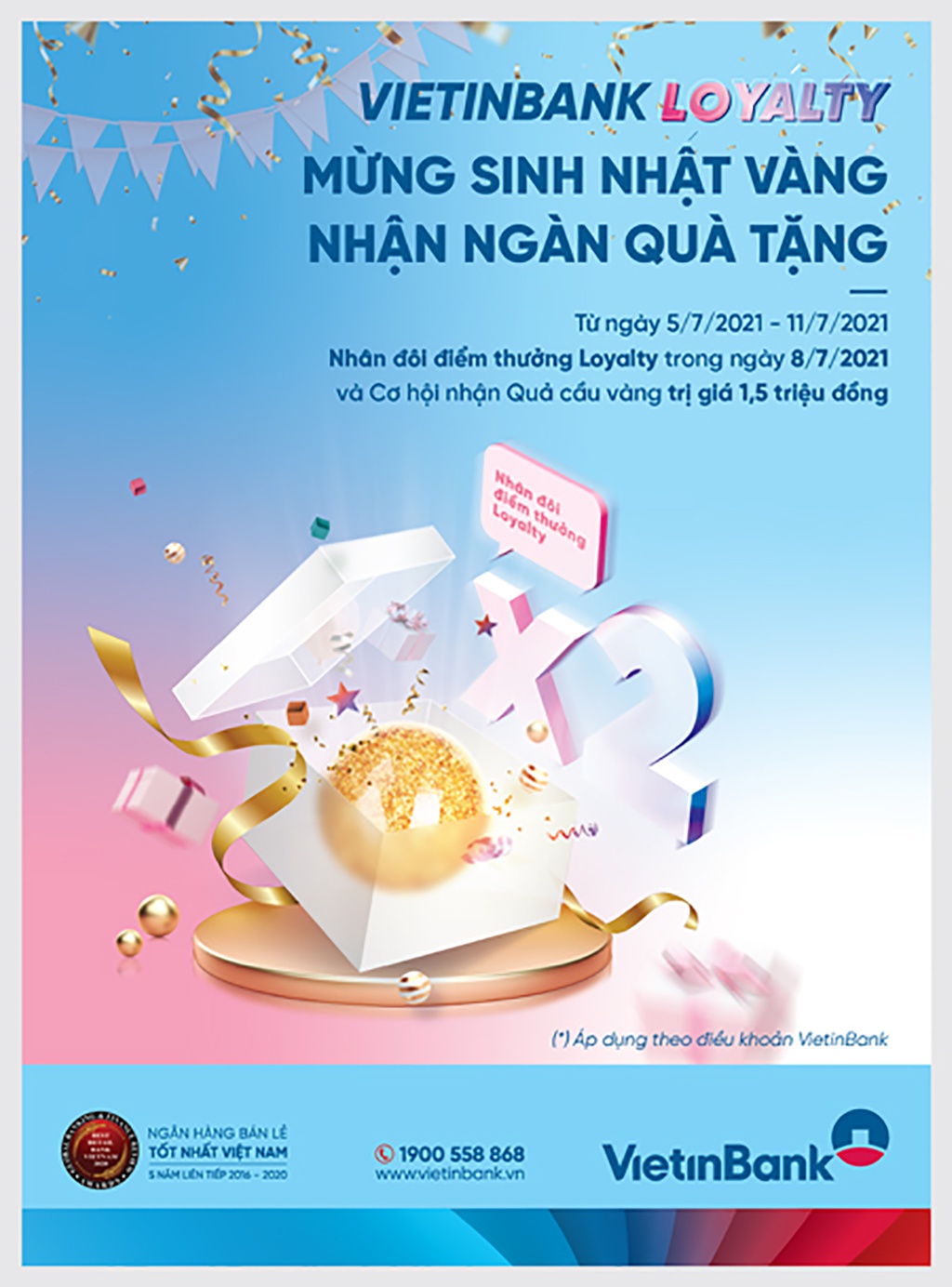 VietinBank Loyalty bùng nổ với chương trình khuyến mãi nhân dịp sinh nhật ngân hàng - ảnh 1