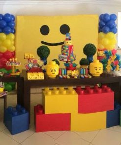 Trang trí bàn sinh nhật LEGO